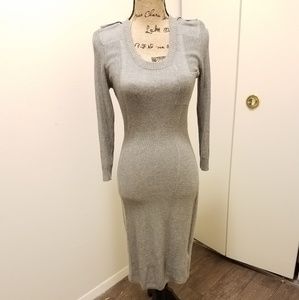 H&M grey bodycon dress